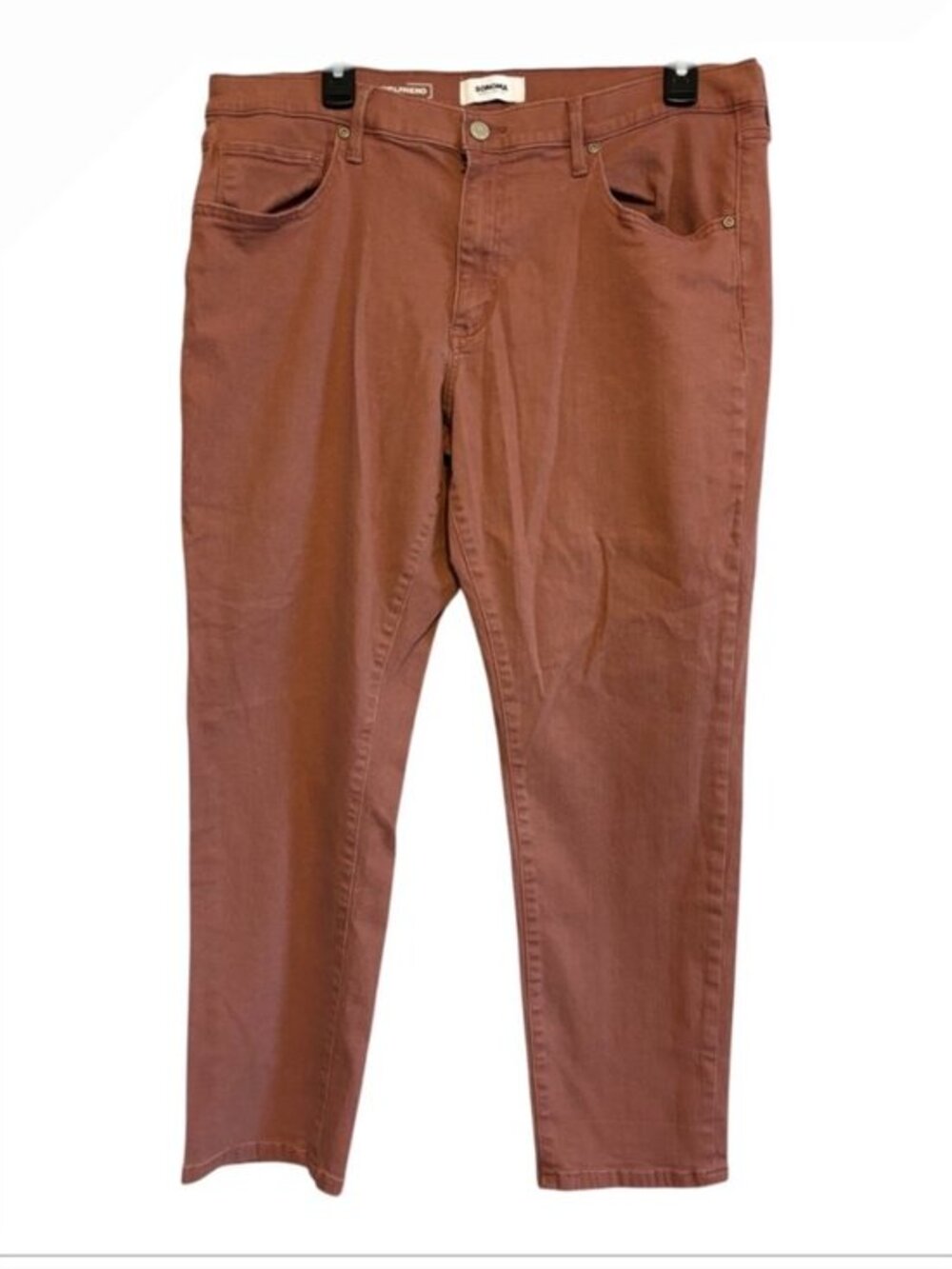 Sonoma Goods For Life Girlfriend Rose Pink Colored Crop Denim Pants Size 14-16